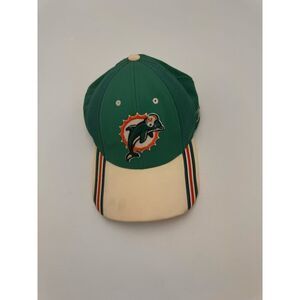Reebok Unisex NFL Miami Dolphins Strapback‎ Baseball Cap Green/White